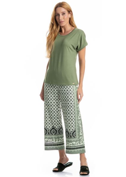 Pijama Constanza Capri Verde - Imagem 1