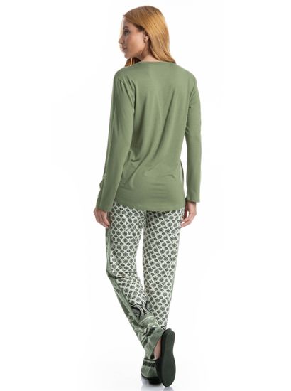 Pijama Feminino Longo Constanza - Imagem 2 - Desktop