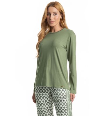 Pijama Feminino Longo Constanza - Imagem 3 - Mobile