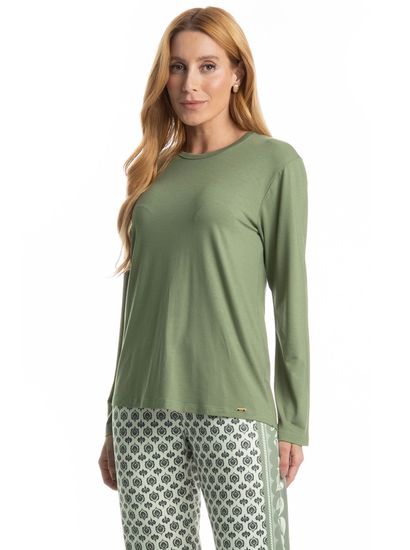 Pijama Feminino Longo Constanza - Imagem 3 - Desktop