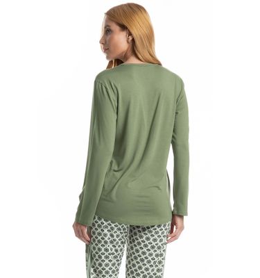 Pijama Feminino Longo Constanza - Imagem 4 - Mobile
