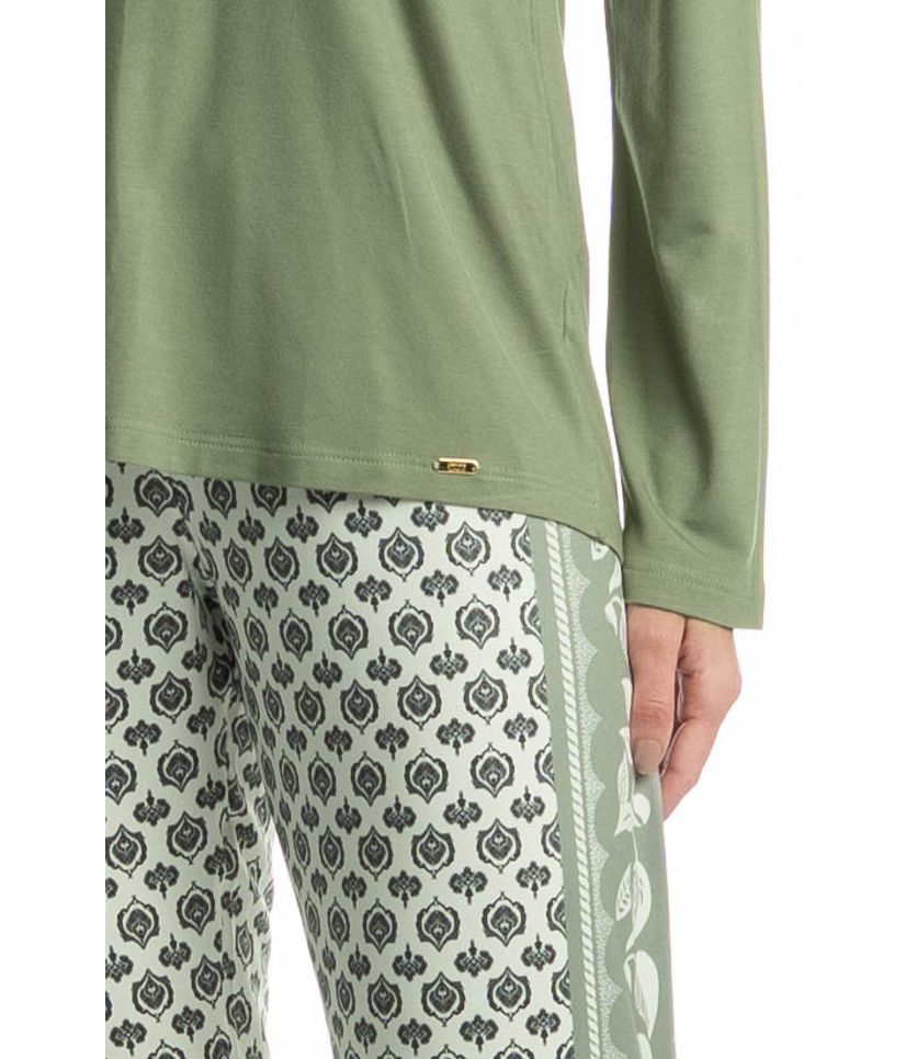 Pijama Feminino Longo Constanza - Imagem 5 - Desktop