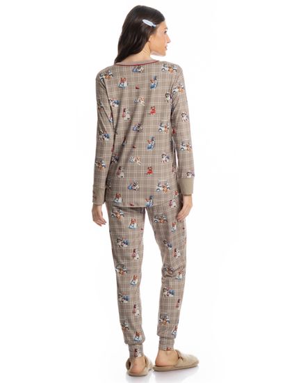 Pijama Longo Dogs Golf - Imagem 2 - Desktop