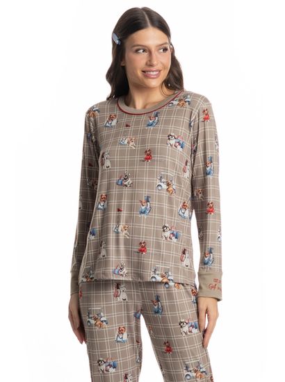 Pijama Longo Dogs Golf - Imagem 3 - Desktop