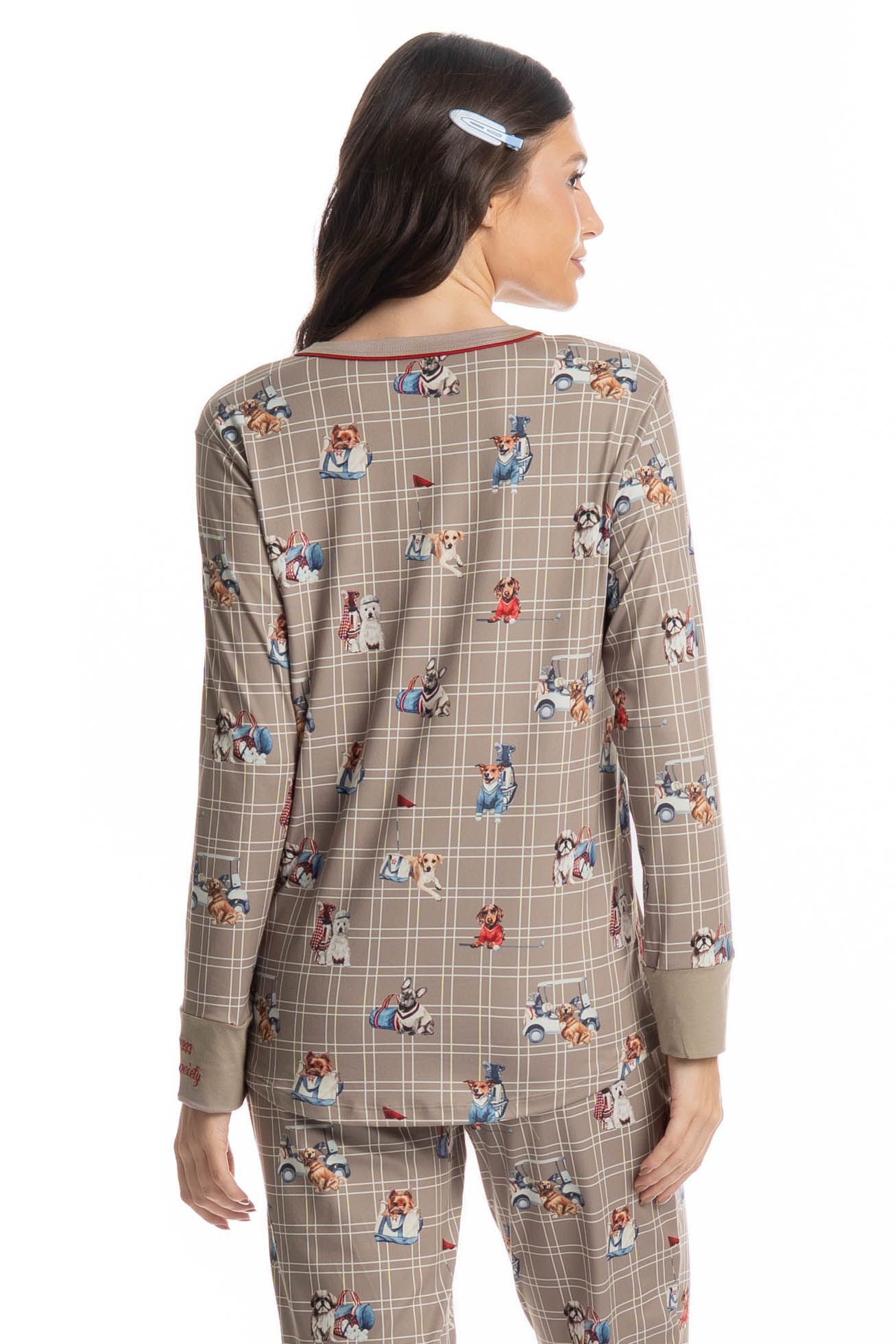 Pijama Longo Dogs Golf - Imagem 4 - Mobile