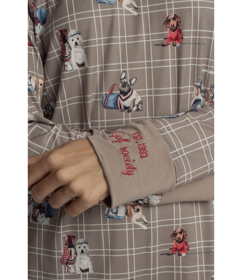 Pijama Longo Dogs Golf - Imagem 5 - Desktop