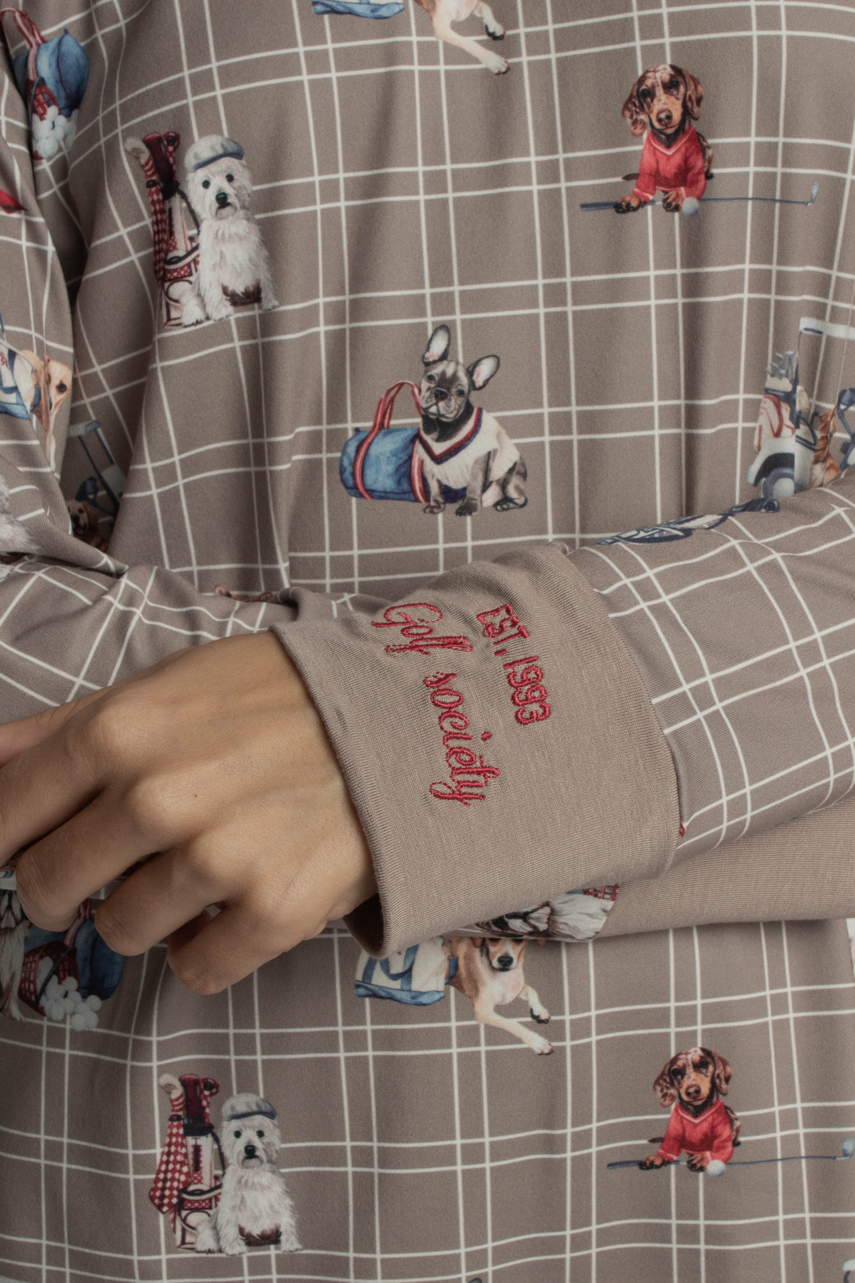 Pijama Longo Dogs Golf - Imagem 5 - Mobile