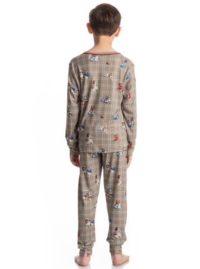 Pijama Longo Infantil Unissex Dogs Golf - Imagem 2 - Desktop