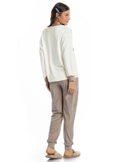 Pijama Feminino Longo Velvet Dogs Golf - Imagem 2 - Desktop