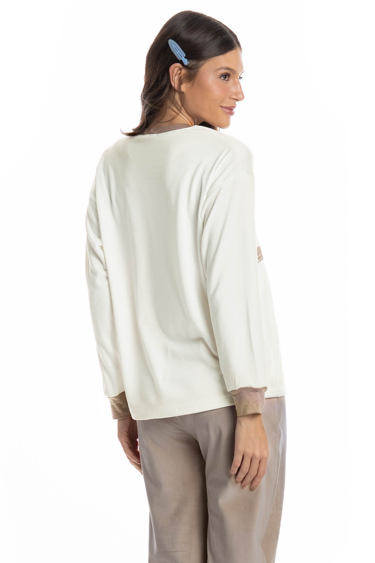 Pijama Feminino Longo Velvet Dogs Golf - Imagem 4 - Mobile