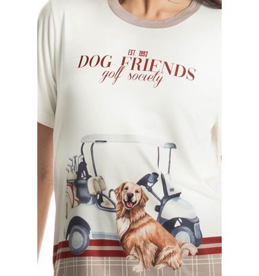 Pijama Feminino Curto Dogs Golf - Imagem 5 - Mobile