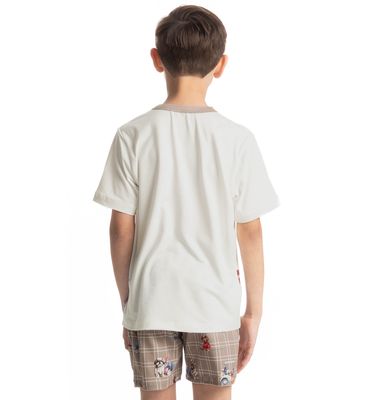 Pijama Curto Infantil Unissex Dogs Golf - Imagem 2 - Mobile
