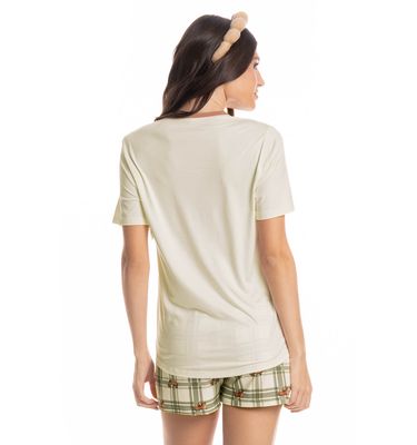 Pijama Feminino Curto Capivara - Imagem 2 - Mobile