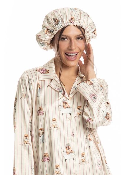 Touca Lyla Spa Branco - Imagem 1