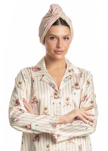 Touca Feminina Lyla Spa Branco - Imagem 1