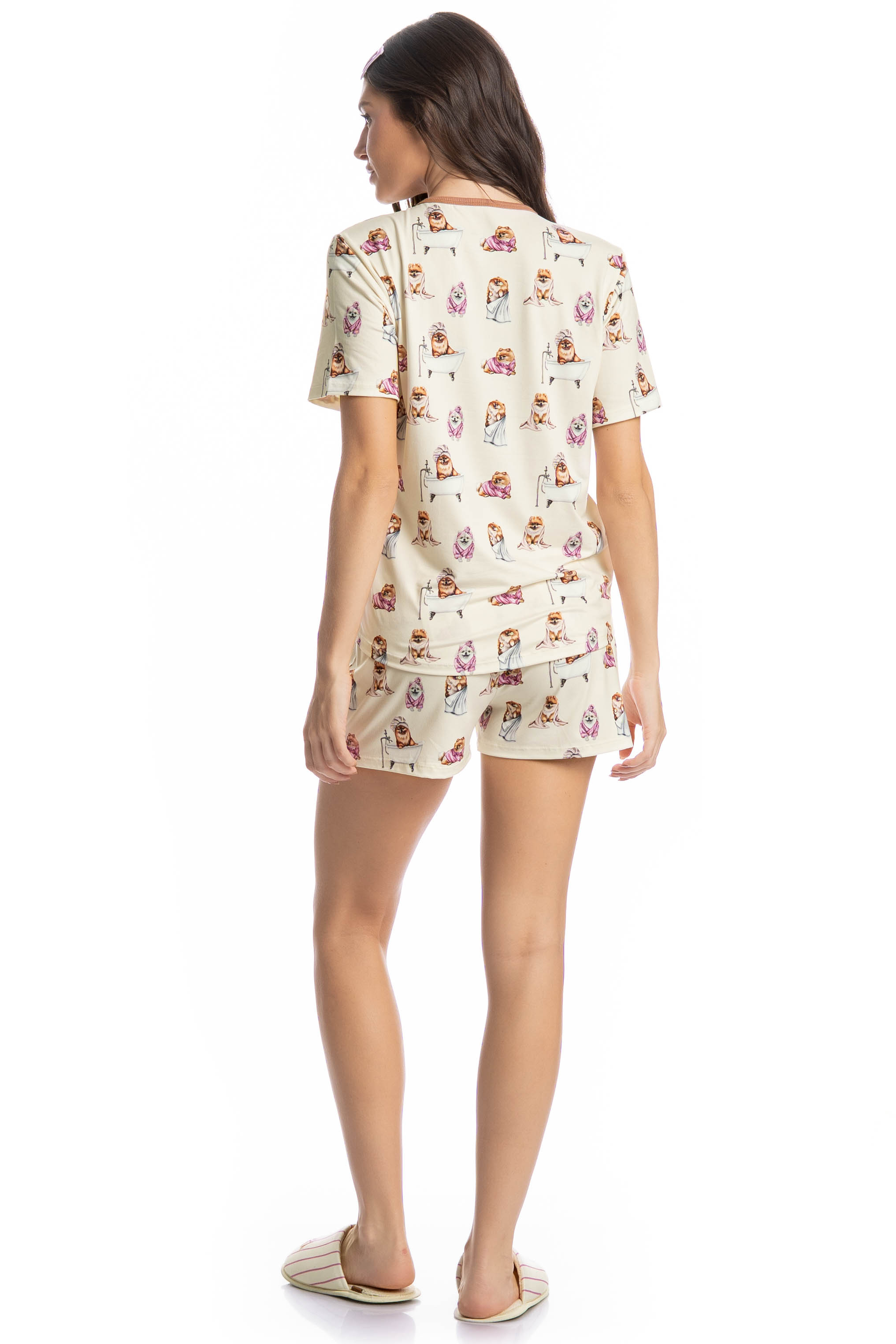 Pijama Feminino Curto Lyla Spa - Imagem 4 - Mobile