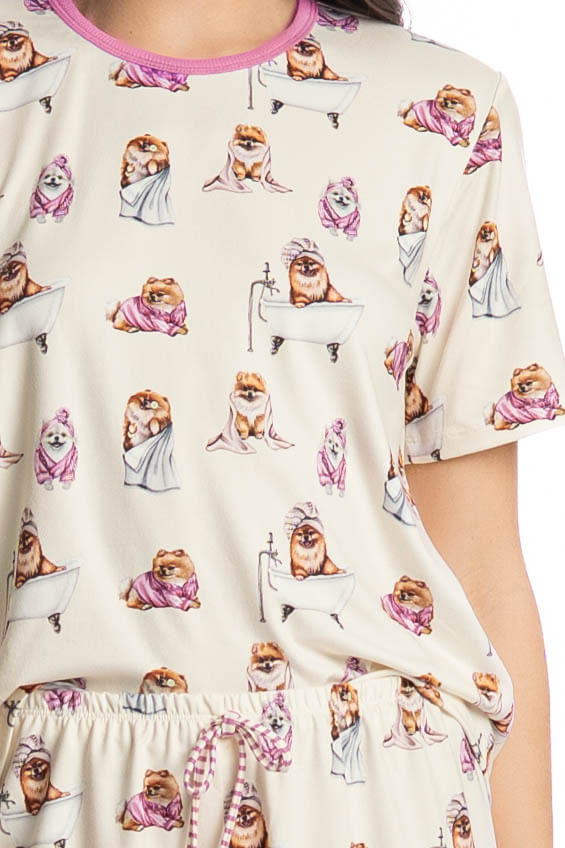 Pijama Feminino Curto Lyla Spa - Imagem 5 - Mobile