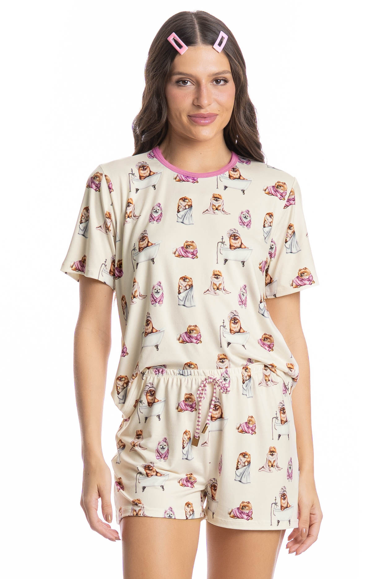 Pijama Feminino Curto Lyla Spa - Imagem 1
