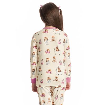 Pijama Longo Infantil Lyla Spa - Imagem 4 - Mobile