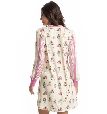 Camisão Curto Manga Longa Lyla Spa - Imagem 2 - Mobile