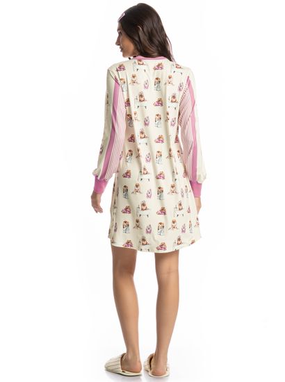 Camisão Curto Manga Longa Lyla Spa - Imagem 4 - Desktop