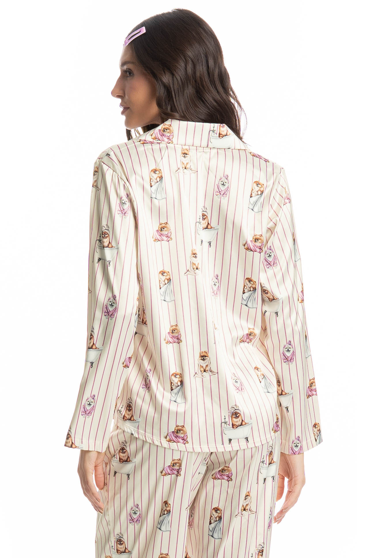 Pijama Longo Americano Lyla Spa - Imagem 4 - Mobile
