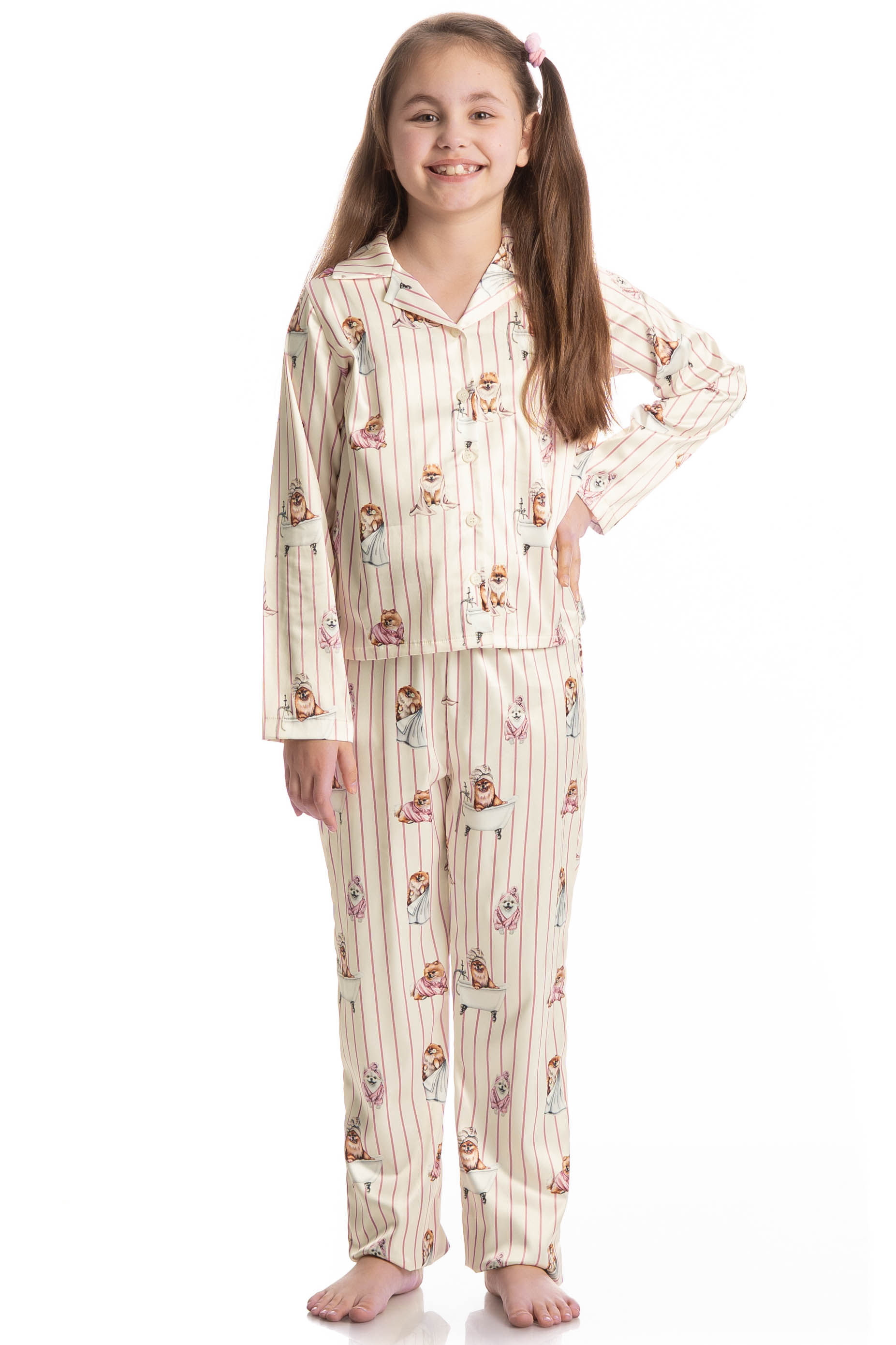 Pijama Longo Infantil Americano Lyla Spa - Imagem 3 - Mobile
