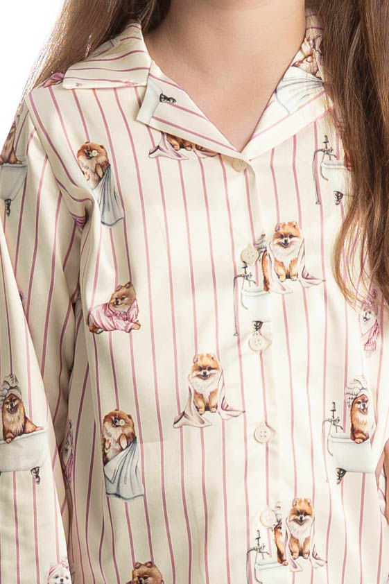 Pijama Longo Infantil Americano Lyla Spa - Imagem 5 - Mobile
