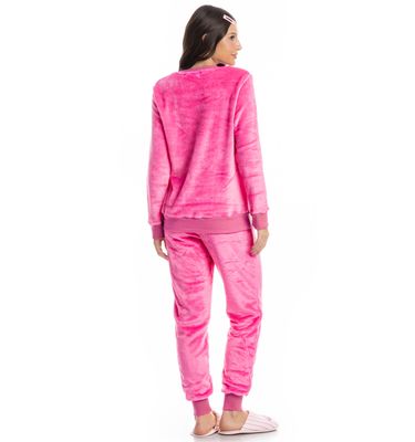 Pijama Longo Feminino Soft Lyla Spa - Imagem 2 - Mobile