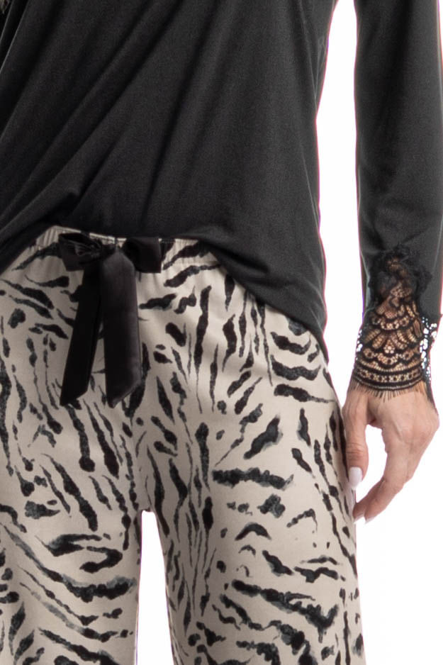 Pijama Wide Leg Felina - Imagem 5 - Mobile