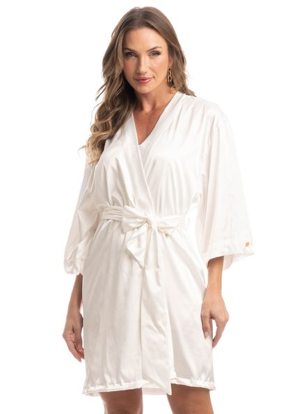 Robe Feminino Violeta Branco - Imagem 1