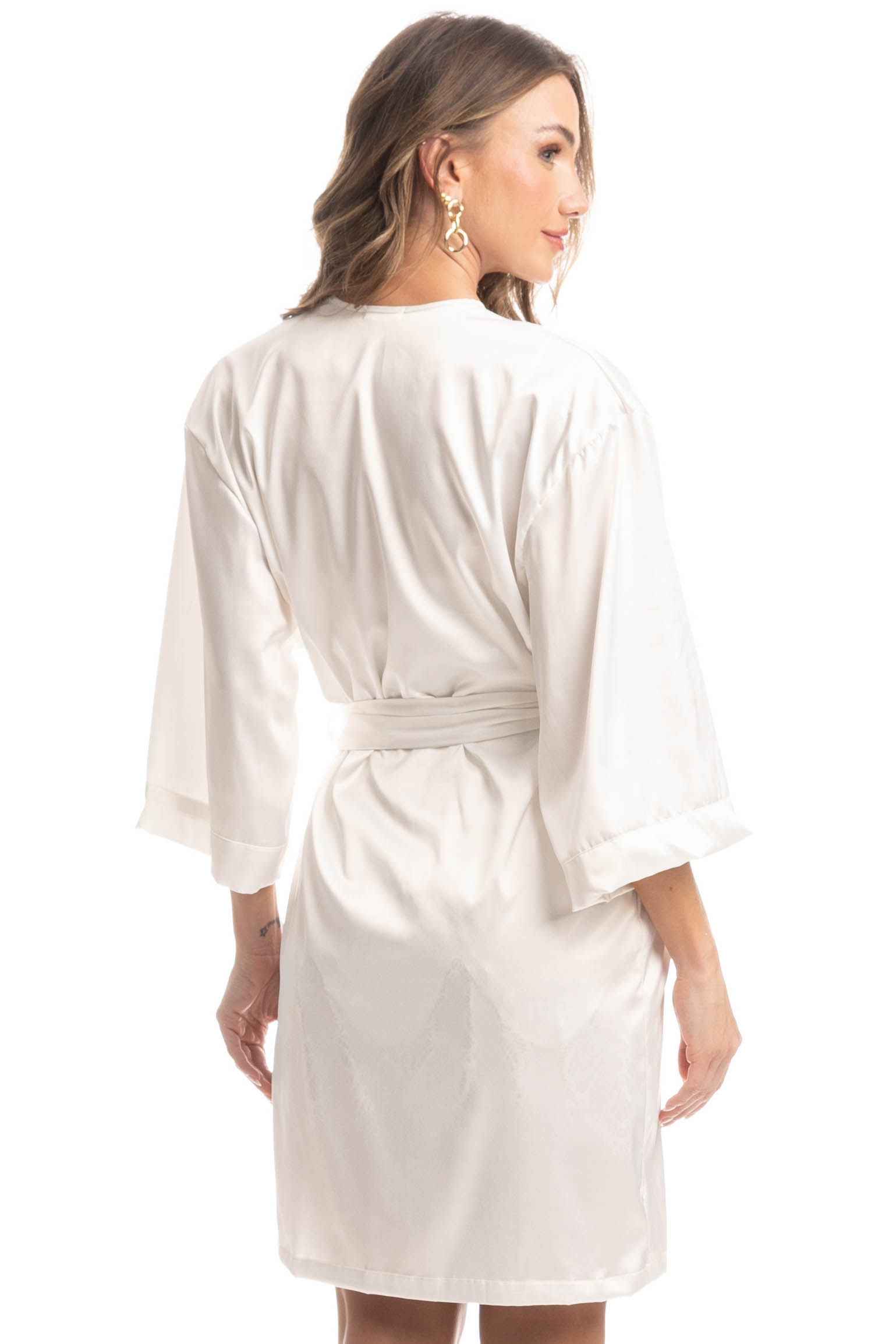Robe Feminino Violeta Branco - Imagem 2