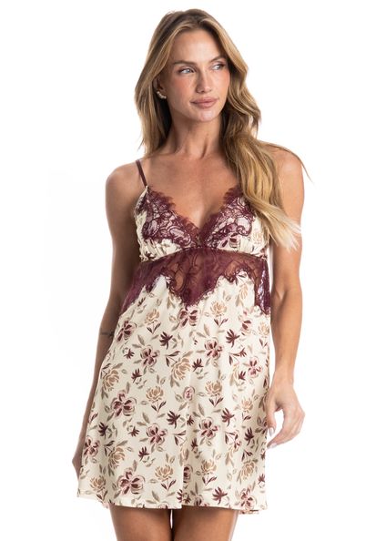 Camisola Larissa Flora Vermelho - Imagem 1