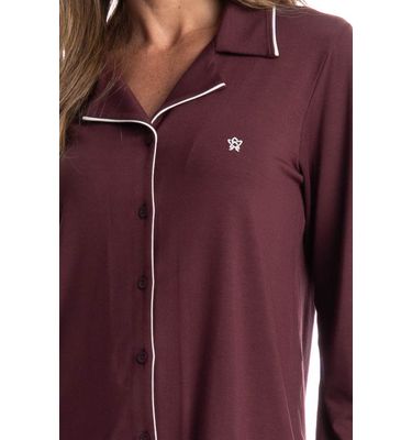 Pijama Feminino Longo Americano Acácia - Imagem 5 - Mobile