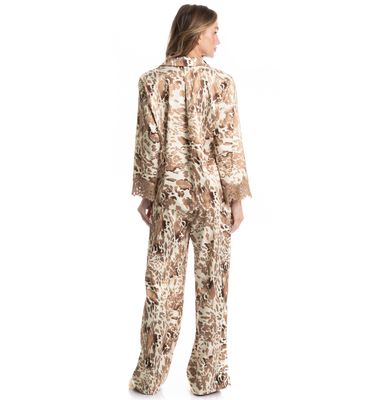 Pijama Feminino Longo Americano Hera - Imagem 2 - Mobile