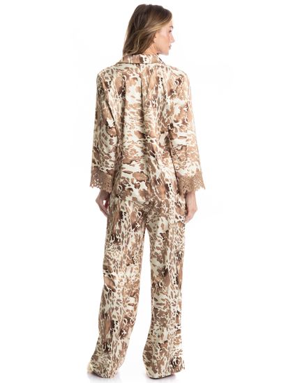 Pijama Feminino Longo Americano Hera - Imagem 2 - Desktop
