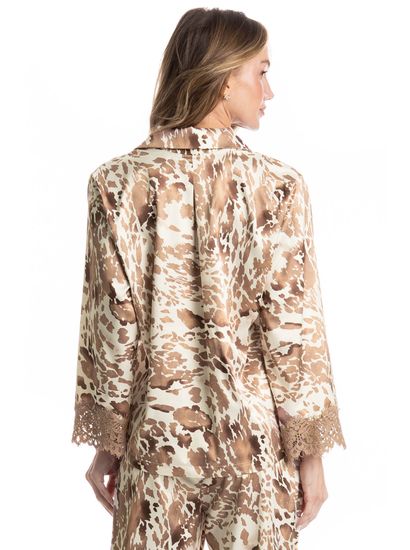 Pijama Feminino Longo Americano Hera - Imagem 4 - Desktop