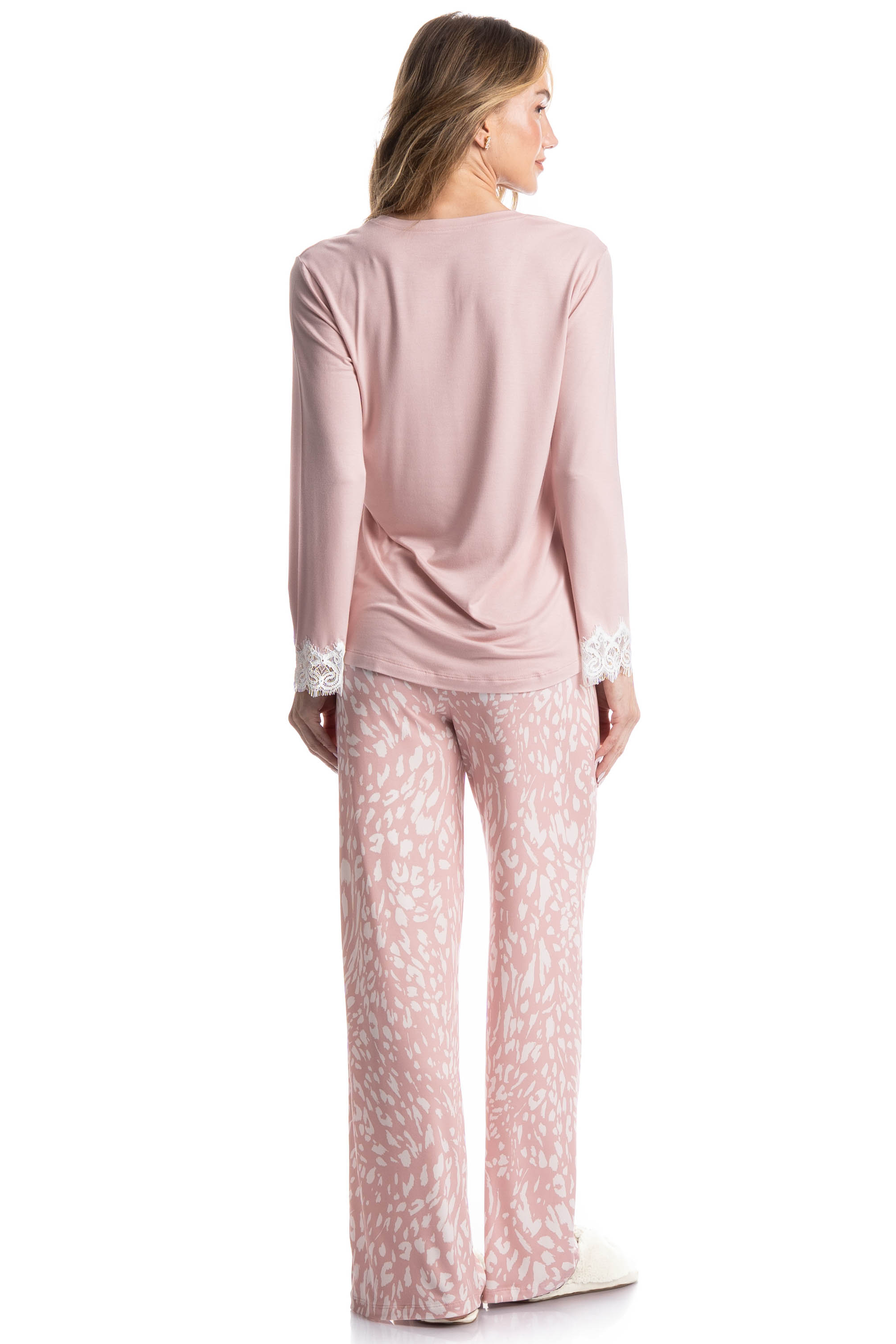 Pijama Wide Leg Luísa - Imagem 2 - Mobile