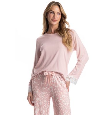 Pijama Wide Leg Luísa - Imagem 3 - Mobile