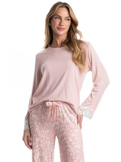 Pijama Wide Leg Luísa - Imagem 3 - Desktop