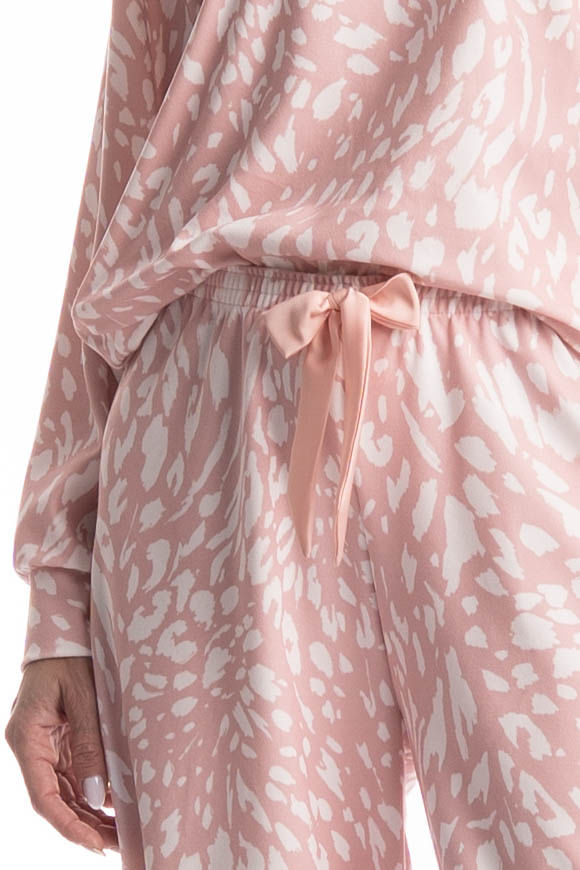 Pijama Feminino Longo Velvet Luísa - Imagem 5 - Mobile