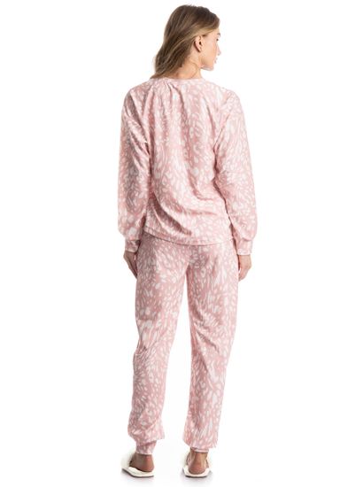Pijama Feminino Longo Velvet Luísa - Imagem 2 - Desktop
