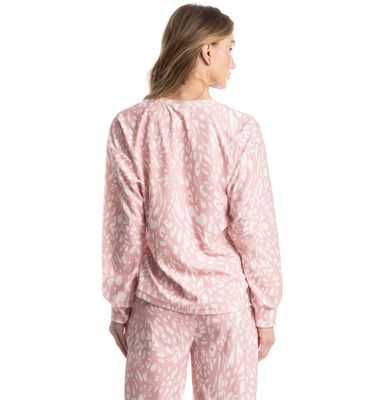 Pijama Feminino Longo Velvet Luísa - Imagem 4 - Mobile