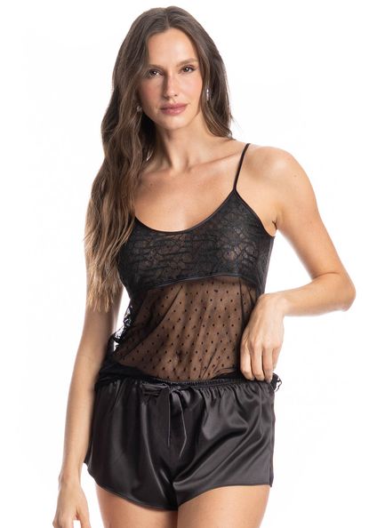 Short Doll Mini Cleo Preto - Imagem 1
