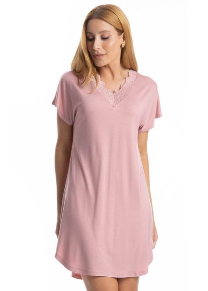 Camisão Curto Laise Rosa-3 - Imagem 1