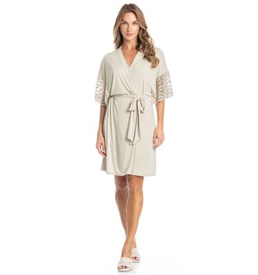 Robe Feminino Curto Com Renda Manu - Imagem 3 - Mobile