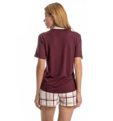 Pijama Feminino Curto Jaque - Imagem 2 - Mobile