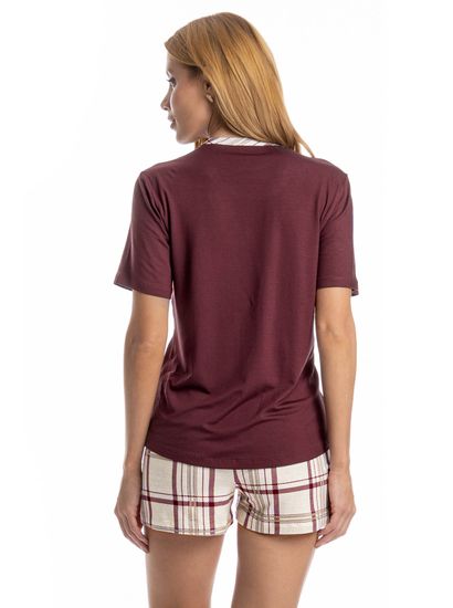 Pijama Feminino Curto Jaque - Imagem 2 - Desktop