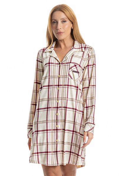 Camisão Abotoado Jaque Branco - Imagem 1