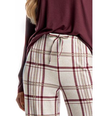 Pijama Feminino Longo Jaque - Imagem 5 - Mobile